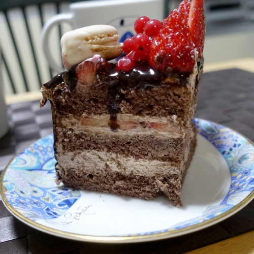 スーリールダンジュ平群店 チョコレートケーキ5号 202101 (18)
