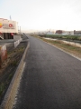 201226国道２５号小泉町南側が舗装されていた