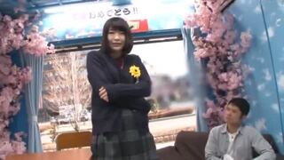 【女子校生 着エロ】エロい下着の女子校生JKの、着エロ電マが、MM号で！【エロ動画】
