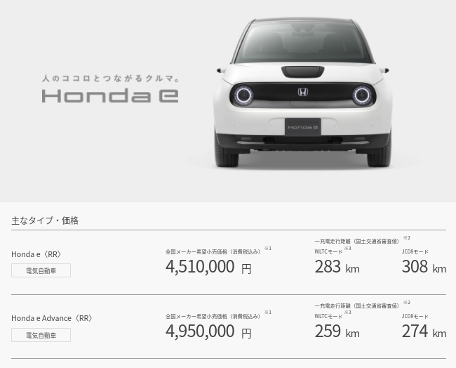 Honda-e｜Honda公式サイト (2)