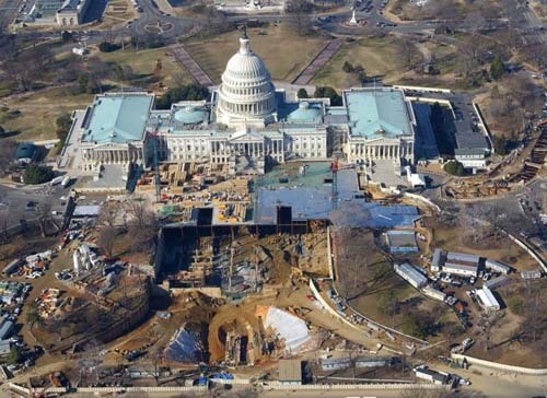 ホワイトハウスの地下工事