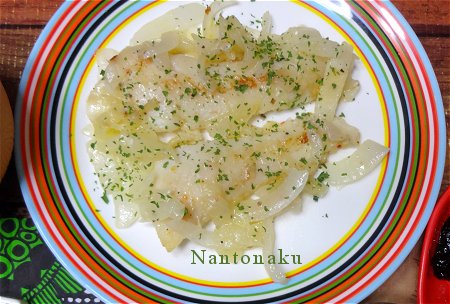 Nantonaku 3-25 謎な白身のオリーブオイル焼き　2