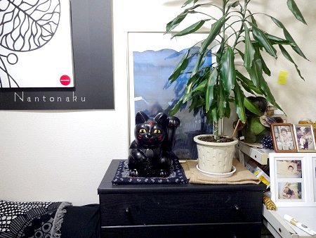 Nantonaku 部屋　黒い猫は福猫２