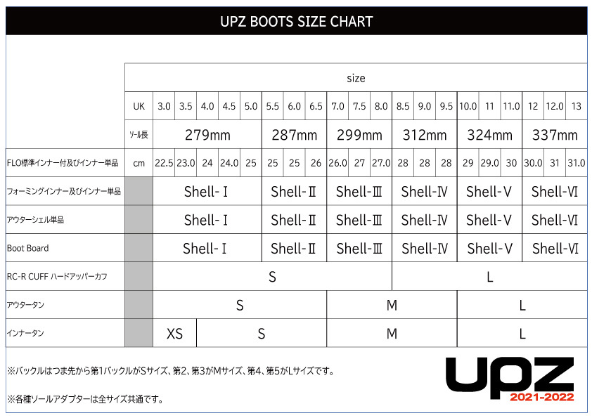 22-23ニューモデル UPZ(ユーピーゼット)スノーボードハードブーツ ＸＣ