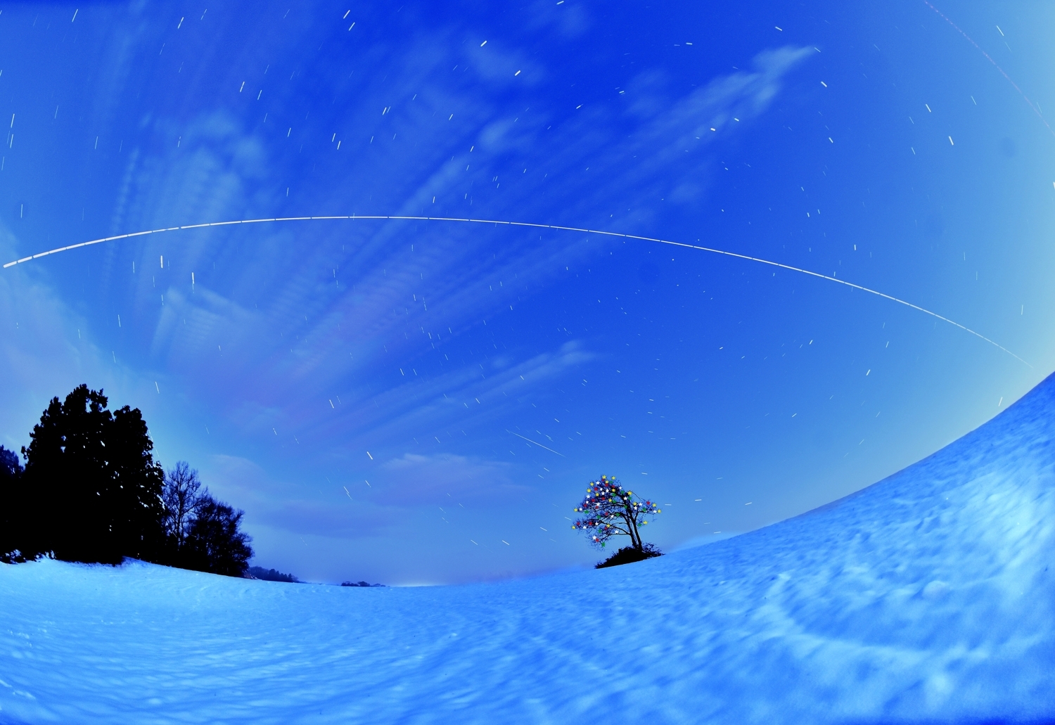 冬至ISS-4イルミ白夜バージョンs