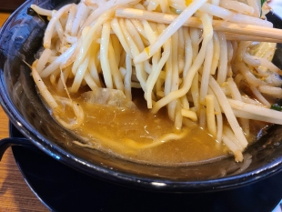 満月燕三条 濃厚醤油タンメン　麺スープ