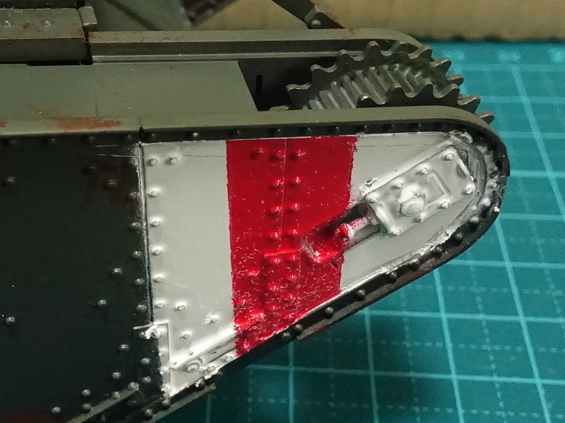 タミヤのS戦車シリーズ No.57 イギリス戦車 マークIV メール(※自走機構オミット)  その６