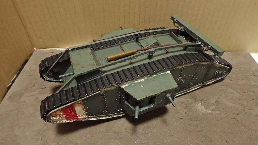 タミヤのS戦車シリーズ No.57 イギリス戦車 マークIV メール(※自走機構オミット)  その１