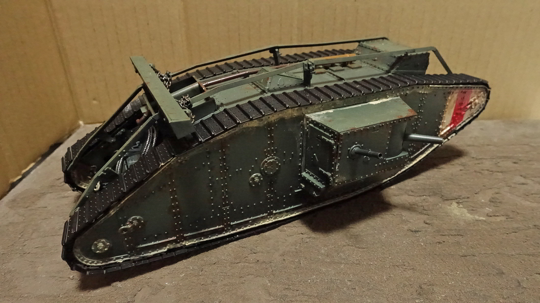 タミヤのS戦車シリーズ No.57 イギリス戦車 マークIV メール(※自走機構オミット)  その３