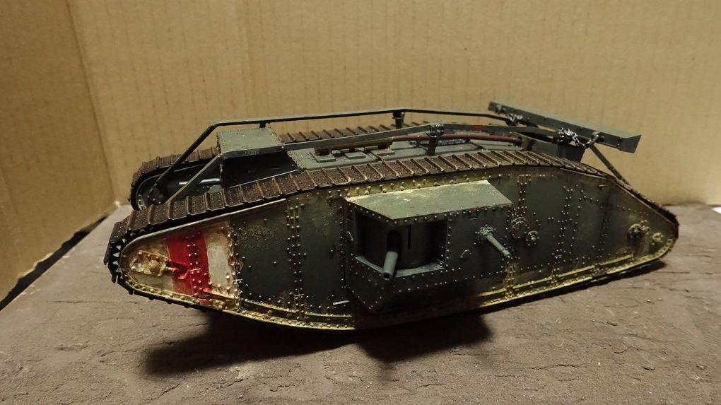 タミヤのS戦車シリーズ No.57 イギリス戦車 マークIV メール(※自走機構オミット)  その１