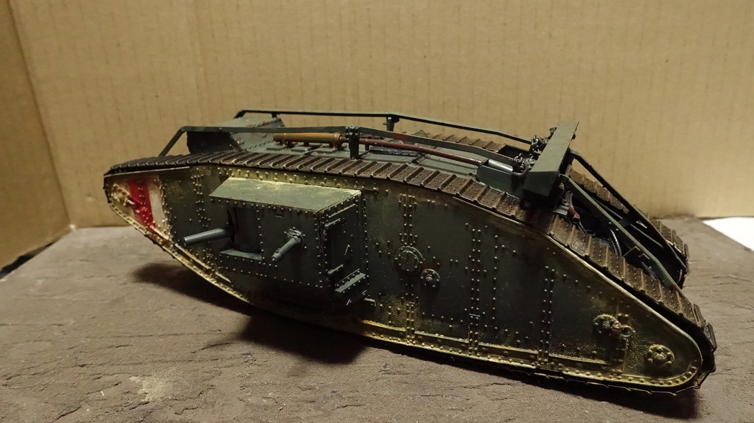 タミヤのS戦車シリーズ No.57 イギリス戦車 マークIV メール(※自走機構オミット)  その２