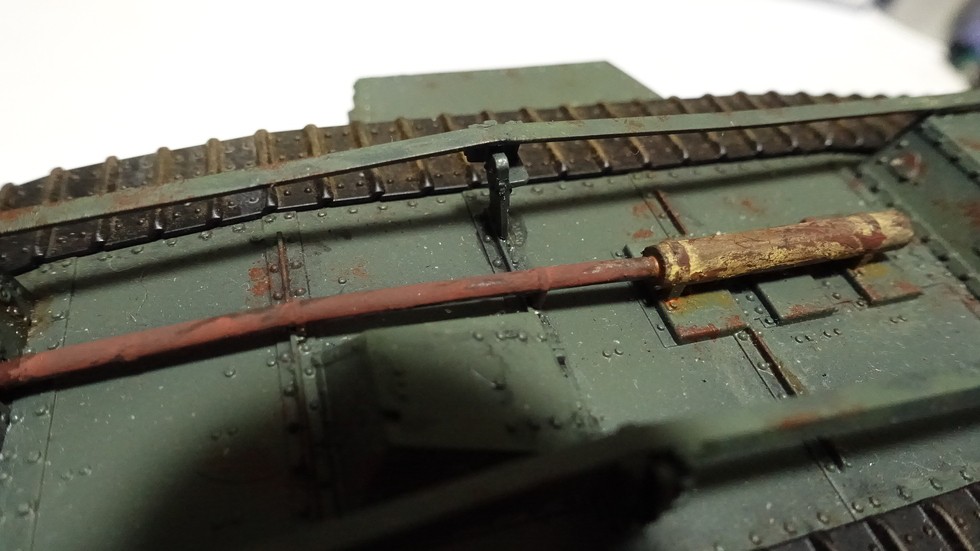 タミヤのS戦車シリーズ No.57 イギリス戦車 マークIV メール(※自走機構オミット)  その４