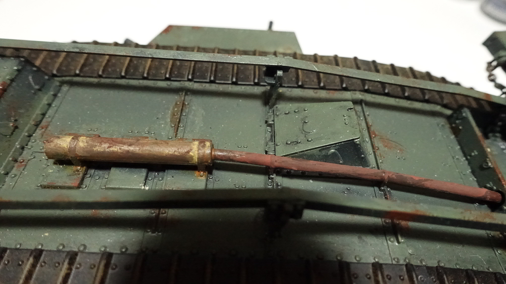タミヤのS戦車シリーズ No.57 イギリス戦車 マークIV メール(※自走機構オミット)  その５