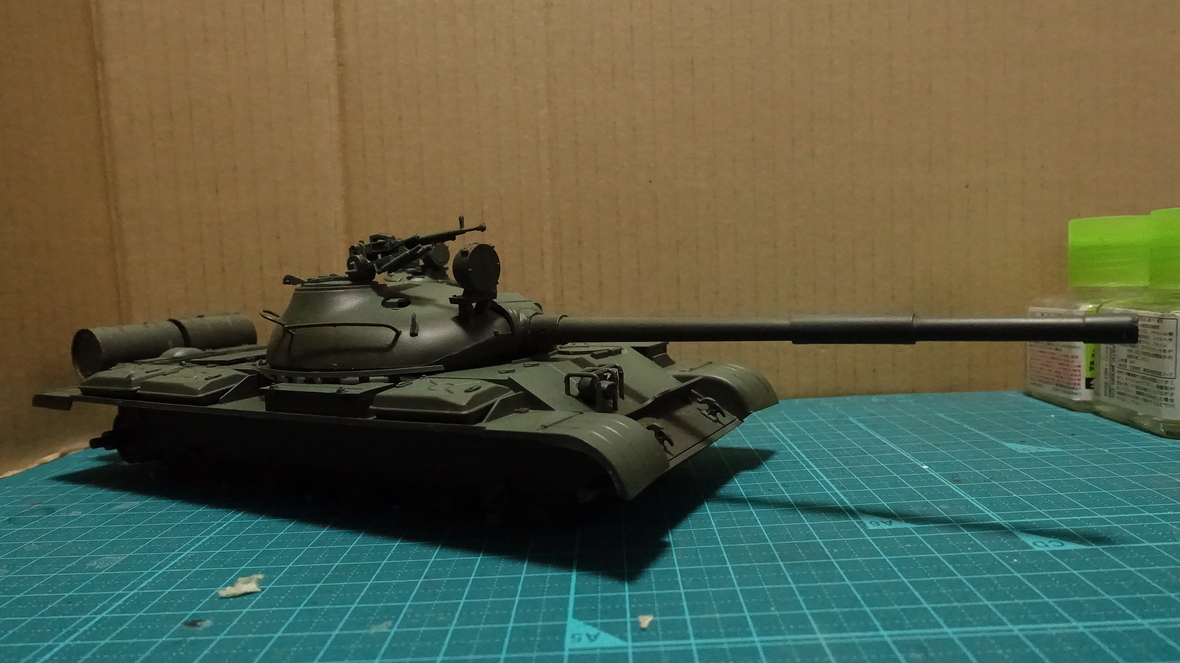 タミヤのミリタリーミニチュアシリーズ No.108 ソビエト T-62A戦車 その６