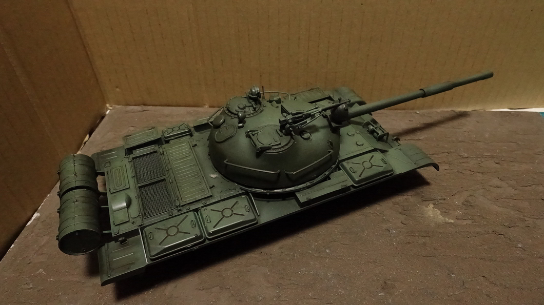 タミヤのミリタリーミニチュアシリーズ No.108 ソビエト T-62A戦車 その１