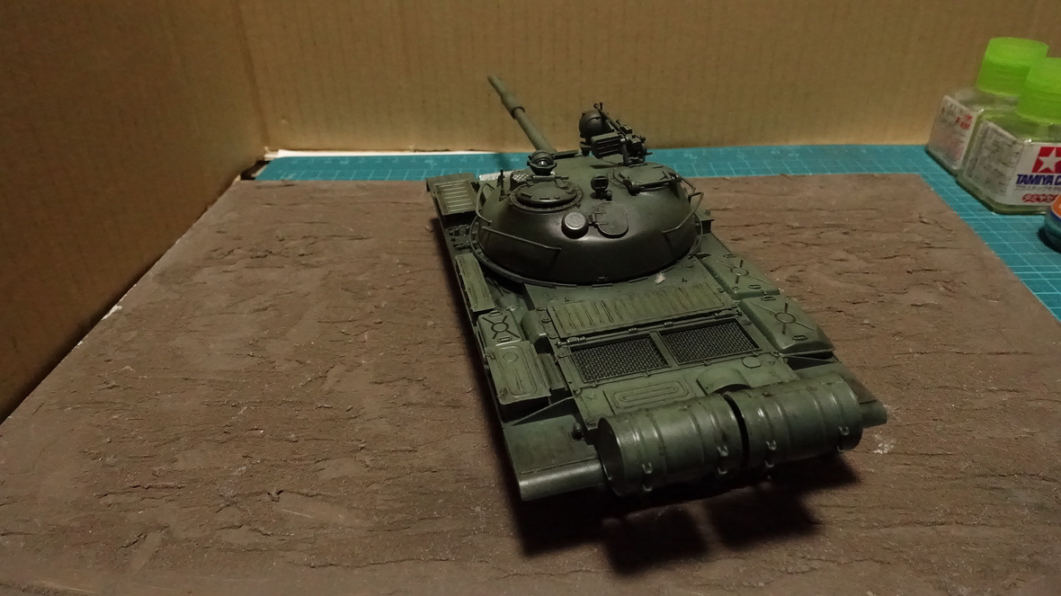 タミヤのミリタリーミニチュアシリーズ No.108 ソビエト T-62A戦車 その３