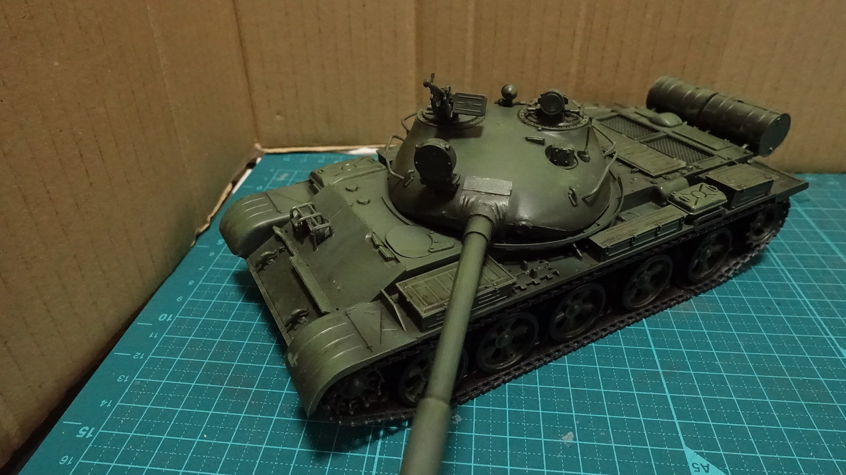 タミヤのミリタリーミニチュアシリーズ No.108 ソビエト T-62A戦車 その８