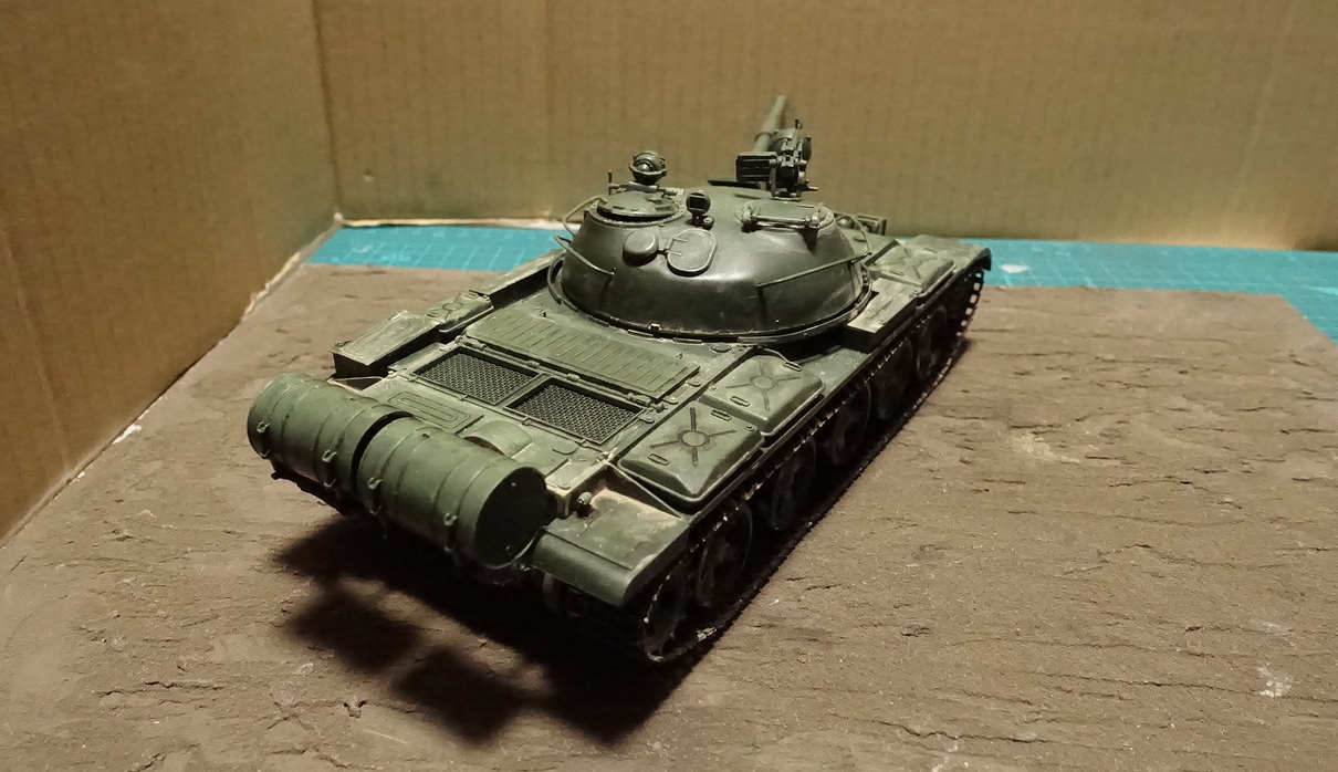 タミヤのミリタリーミニチュアシリーズ No.108 ソビエト T-62A戦車 その５