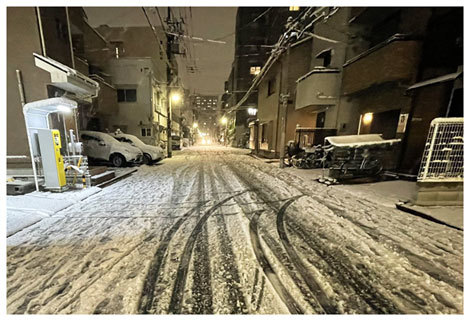 積雪　東京　大雪警報